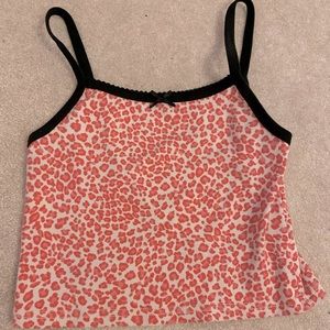 John Galt pink leopard tank